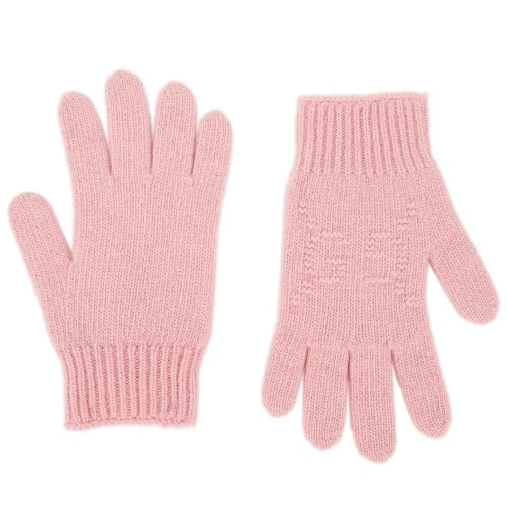 NWT GUCCI Kids Pink Wool GG Logo Gloves 💝🧤